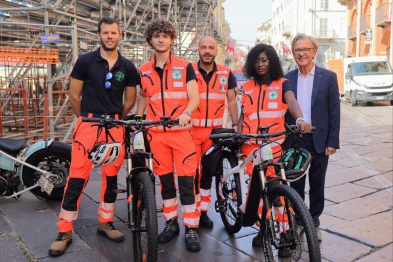La Croce Verde di Asti presenta il Green Team Rescue e inaugura le e-bikes per il soccorso