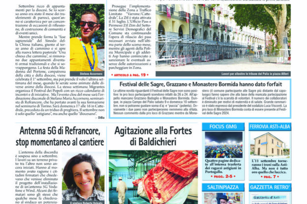 Prima pagina – 25 agosto 2023