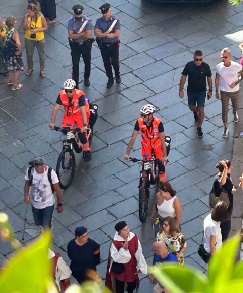 Il Green Team Rescue della Croce Verde di Asti impegnato al Palio e alle Sagre