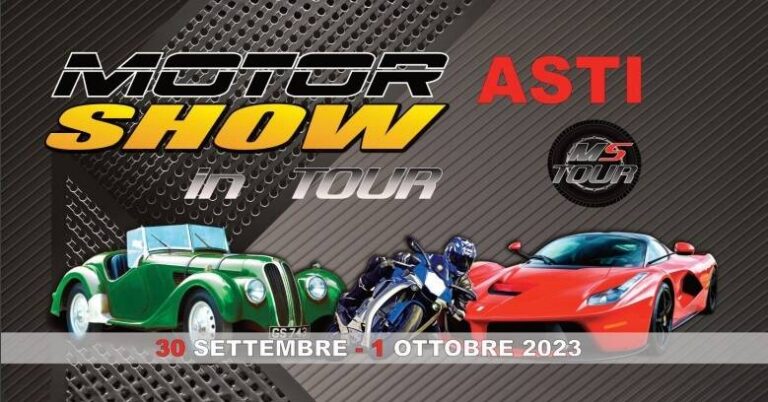 Ad Asti arriva la prima edizione del Motor Show Tour