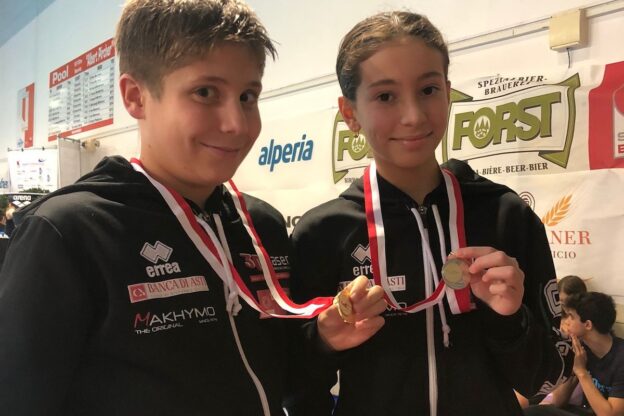 Lo Junior Pentathlon Asti al Swimmeeting Südtirol di nuoto