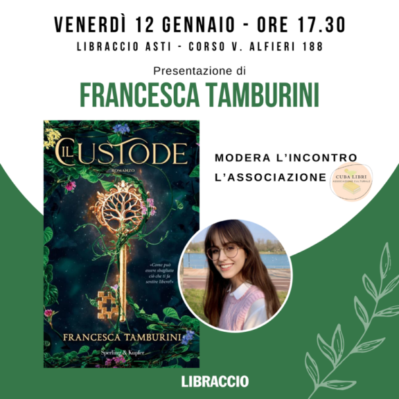 Da TikTok al Libraccio: Francesca Tamburini presenta “Il Custode”
