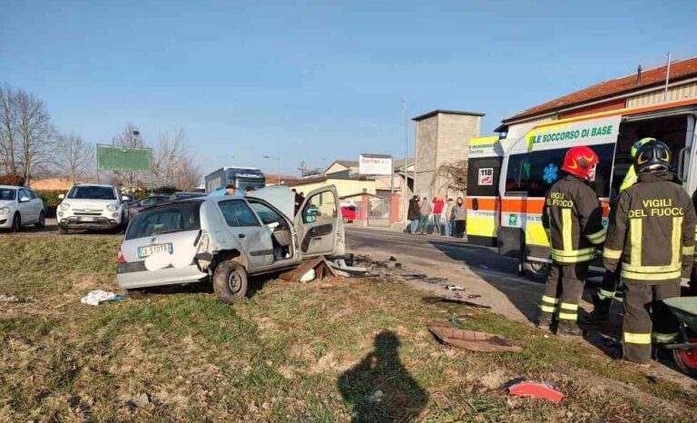 Scontro frontale a Montechiaro