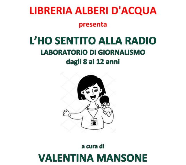 Ad Alberi d’Acqua un laboratorio di giornalismo per ragazzi