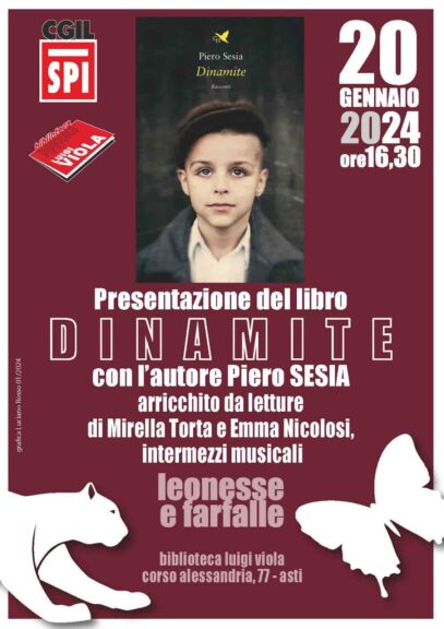 Alla Biblioteca Viola la presentazione del libro “Dinamite”