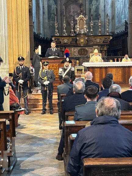 La polizia celebra il precetto pasquale