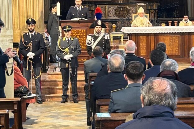 La polizia celebra il precetto pasquale