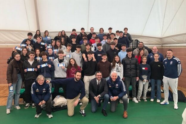 Ragazzi del Vercelli in visita alla Novipiù Monferrato