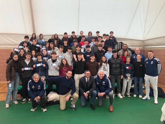 Ragazzi del Vercelli in visita alla Novipiù Monferrato