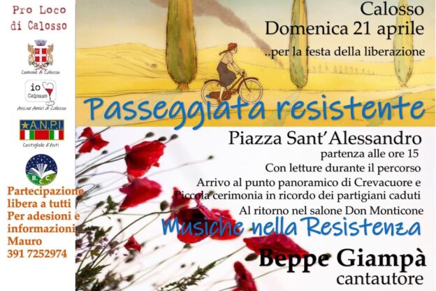 A Calosso la “Passeggiata Resistente”