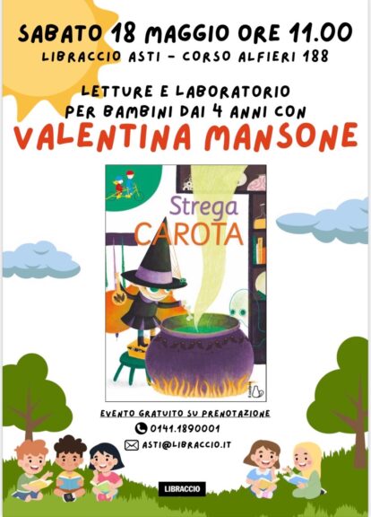 La Strega Carota approda dal Libraccio