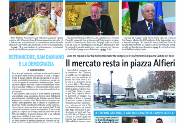 Prima pagina – 17 maggio 2024