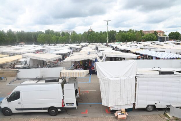 Il primo mercato unificato in piazza del Palio