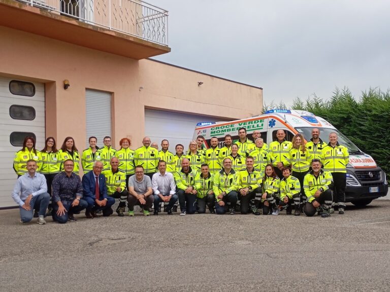 Salto di qualità per la Croce Verde di Mombercelli: è diventata postazione h24