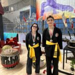 Aurora Santini e Giacomo Cirone sul podio al campionato Famtv Interstile di Kung Fu vietnamita