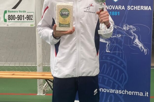 Andrea Sgrinzi della Virtus Scherma Asti conquista il terzo posto nel Campionato Regionale Silver di spada