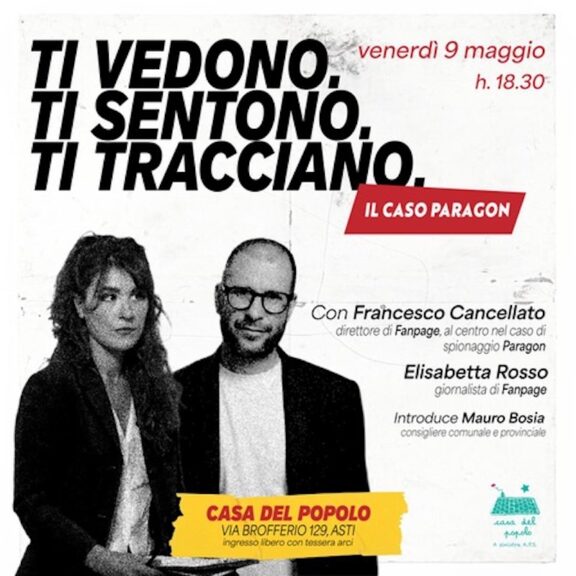 Il direttore di Fanpage Cancellato ospite alla Casa del Popolo