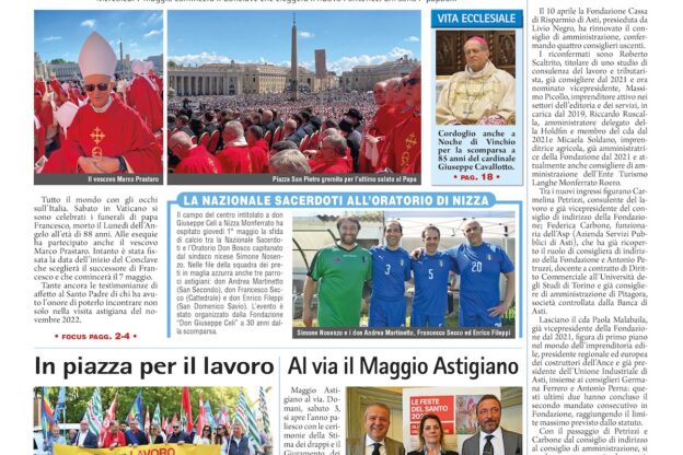Prima pagina – 2 maggio 2025