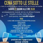 A Villa San Secondo si festeggia l’inizio dell’estate con la Cena sotto le stelle