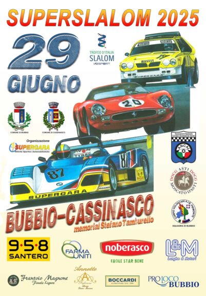Strade chiuse per lo slalom Bubbio-Cassinasco