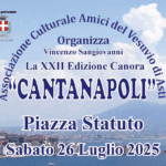 Torna il “Cantanapoli”, appuntamento sabato 26 luglio in piazza Statuto