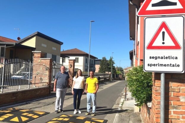 Collocati a Villafranca dal Comune i nuovi dissuasori sperimentali antivelocità   