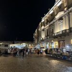 Sabato mercato in notturna in piazza Libertà
