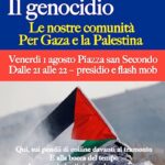 La Rete Welcoming Asti in piazza contro il genocidio di Gaza