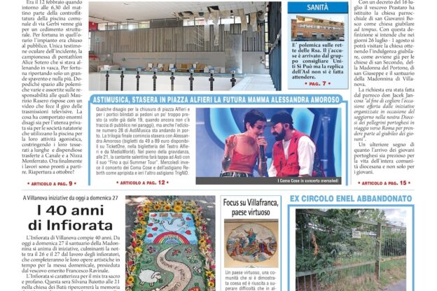 Prima pagina – 18 luglio 2025
