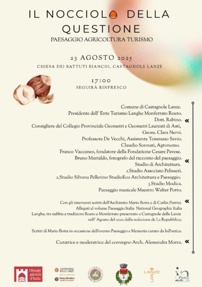 Castagnole delle Lanze: il 23 agosto il convegno “Il nocciolo della questione”