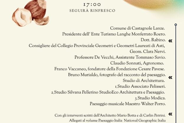 Castagnole delle Lanze: il 23 agosto il convegno “Il nocciolo della questione”