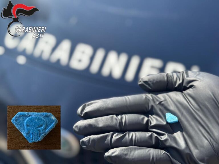 Arrivata ad Asti la “Blue Punisher”, la nuova ecstasy la più potente al mondo