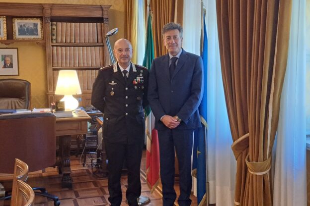 Arrivato ad Asti (e accolto dal prefetto) il nuovo comandate provinciale dei carabinieri