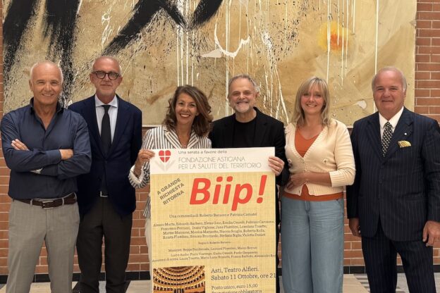 Il teatro sposa la Fondazione Astigiana per la Salute del Territorio: all’Alfieri la commedia Biip