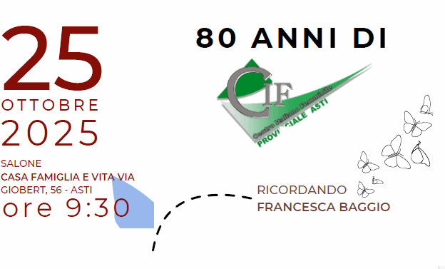 Doppio compleanno per il Cif  e il consultorio “Francesca Baggio”