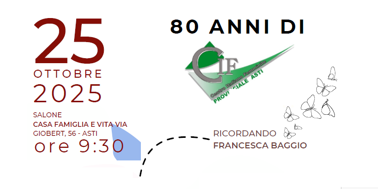 Doppio compleanno per il Cif  e il consultorio “Francesca Baggio”
