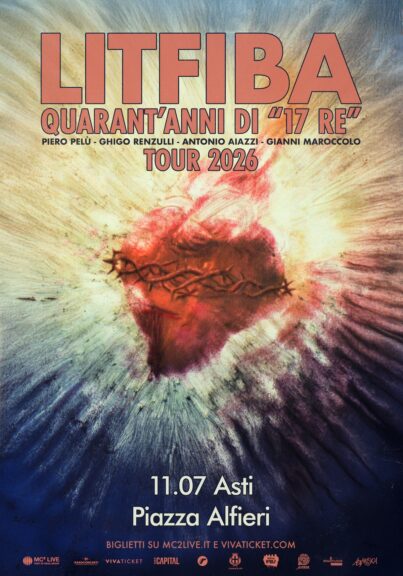 I Litfiba primo nome di AstiMusica 2026