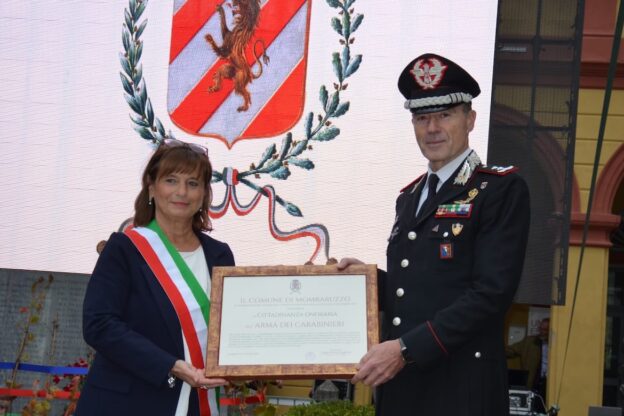 L’Arma dei carabinieri cittadina onoraria di Mombaruzzo