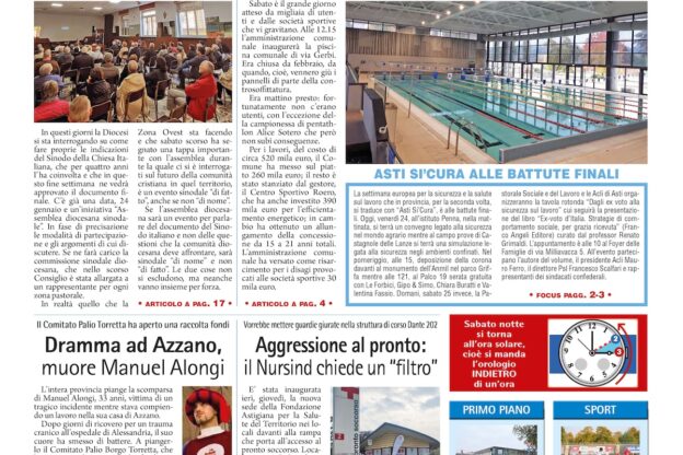 Prima pagina – 24 ottobre 2025