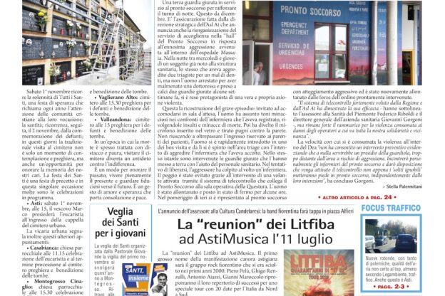 Prima pagina – 31 ottobre 2025