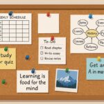 Bacheche in sughero – un must-have nella stanza dello studente