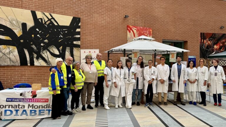 Giornata mondiale del diabete: venerdì 14 all’ospedale Massaia percorso gratuito di screening